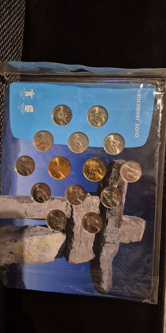 Tutti le monete: Vancouver 2010 Olympic Coin Set OVP – Nuovo e nell'imballaggio originale da Schötz venduto da was_67n8