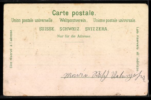Cartoline postali: Litho Goldach, Mötteli-Schloss, Kirche, – Usato da Berlin venduto da bartko-reher 1