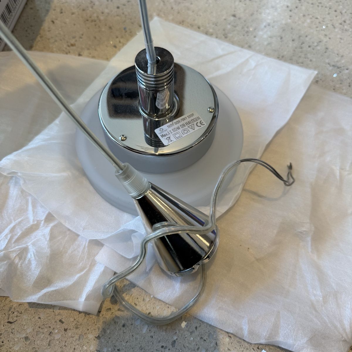 Lampadari & plafoniere: Pendelleuchte Chrom/Glas mit G9-LED – Nuovo (secondo la descrizione) da Klingnau venduto da Cola_Vanille