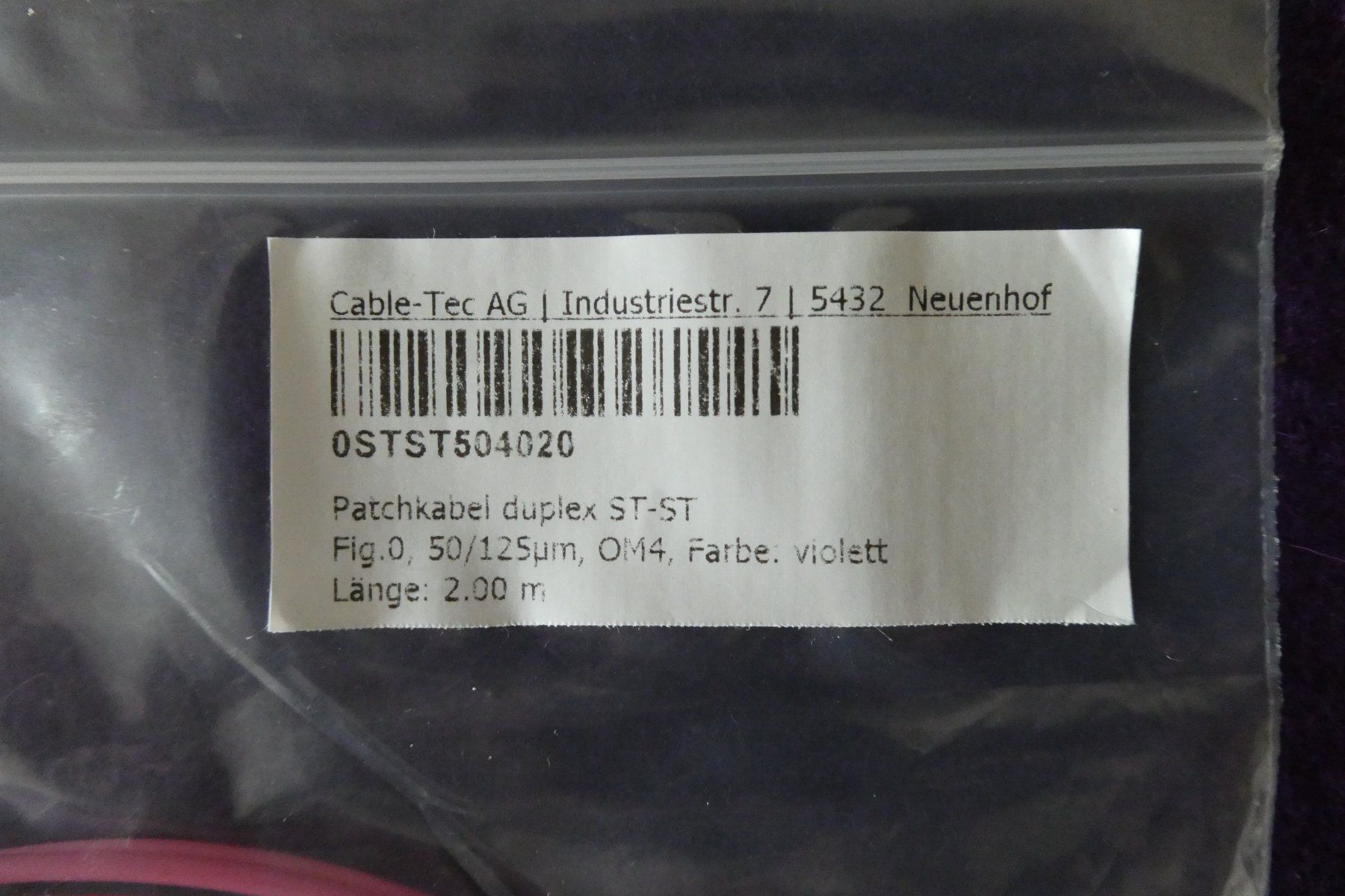 Kabel: Optisches Kabel / Digitalkabel – Neu und originalverpackt aus Riedtwil von bluespark3 1