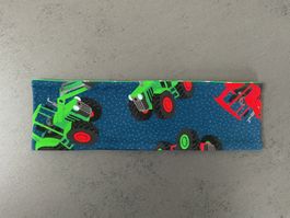 NEUES Stirnband, Traktoren/Sterne (beidseitig tragbar) Gr.52