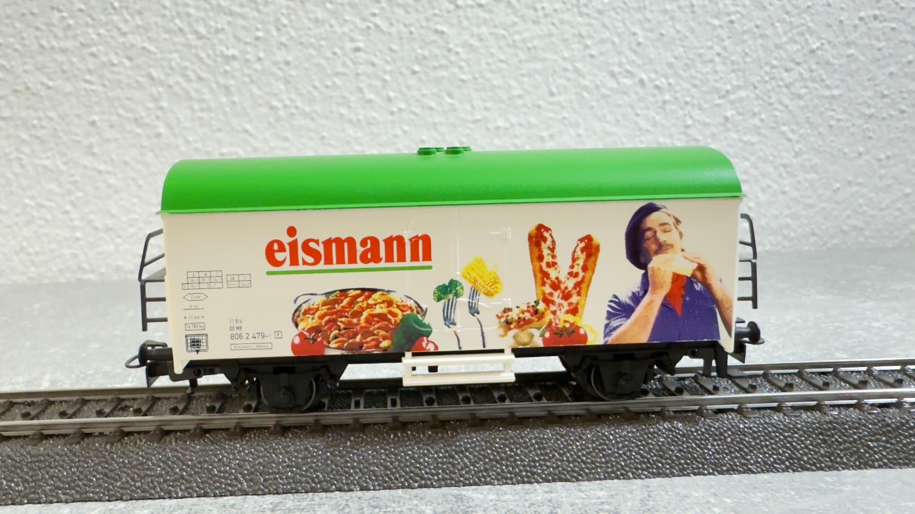 Märklin Modellini di ferrovie: Märklin Eismann Güterwagen H0 / AC – Usato da Windlach venduto da Kelebra 1