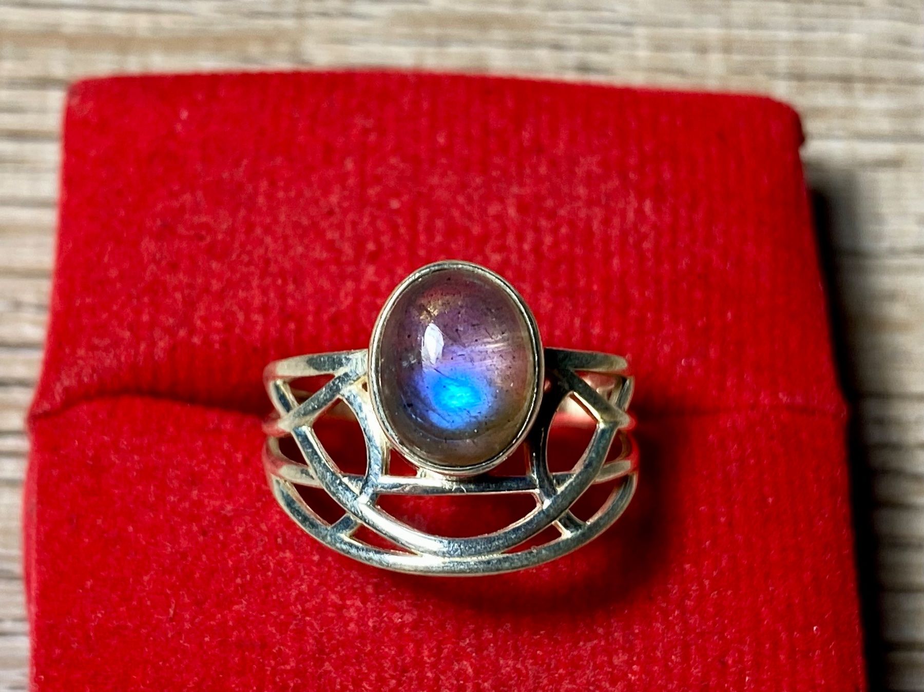 Ringe: boho style 925 Silber Ring mit natürlichem Labradorit – Neu und originalverpackt aus Laax von Kiki_Kingdom3 2
