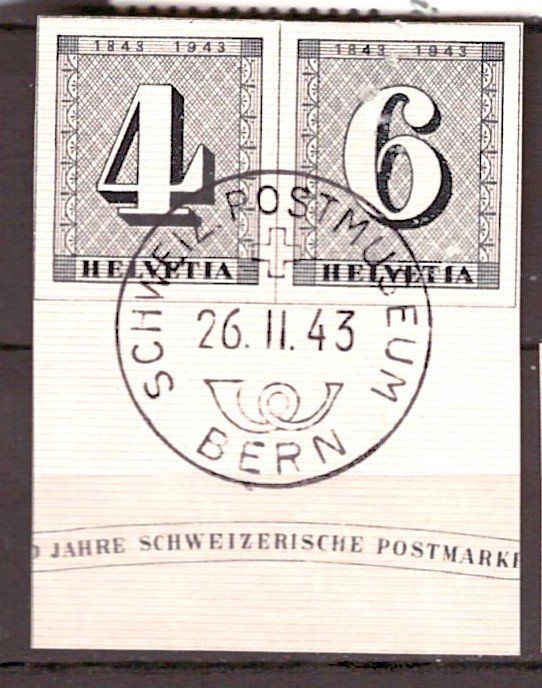 Alle Briefmarken: # 63 --- BLOCKAUSSCHNITT – Gebraucht aus Dübendorf von Piero2