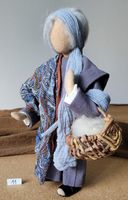 Schwarzenberger Krippenfiguren Frau 27cm mit Korb N11