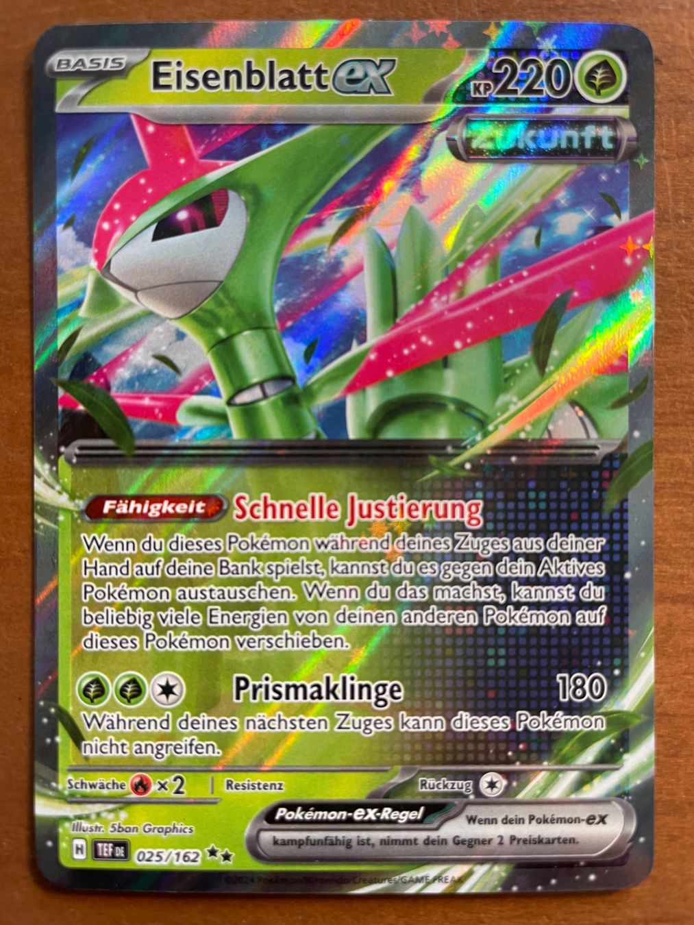 Pokémon Carte collezionabili: Pokemon Eisenblatt eX (Versand gratis) – Nuovo (secondo la descrizione) da Chur venduto da Angerson