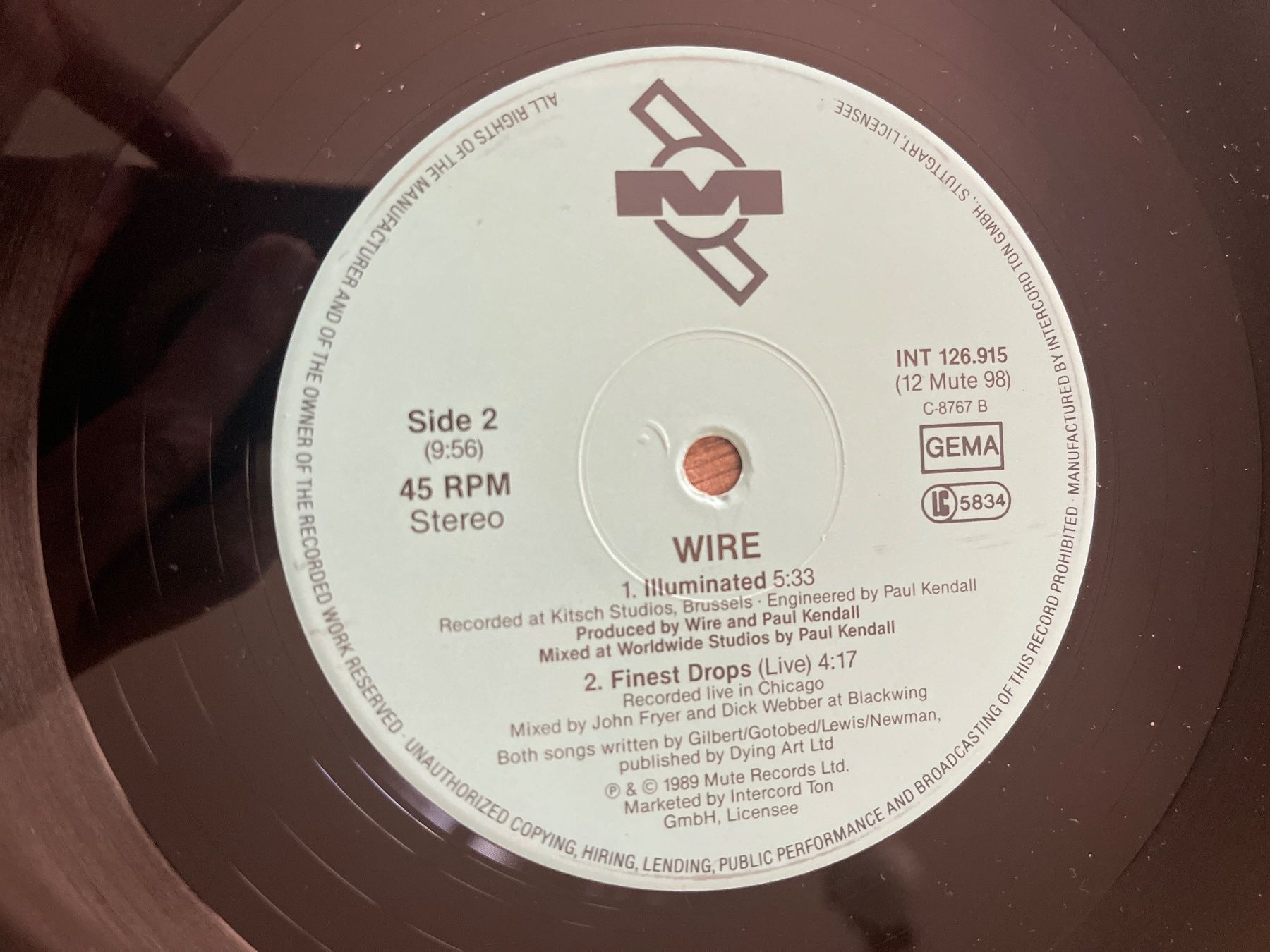 Dischi in vinile: A831/Wire In Vivo – Usato da Frutigen venduto da Philippe_jsp 2