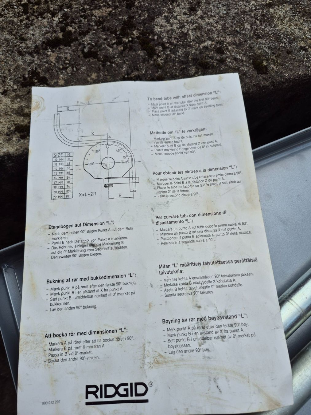 Ridgid Tous les outils: RIDGID Rohrbiegeapparat – D'occasion à Wetzikon ZH par sgier1969 5