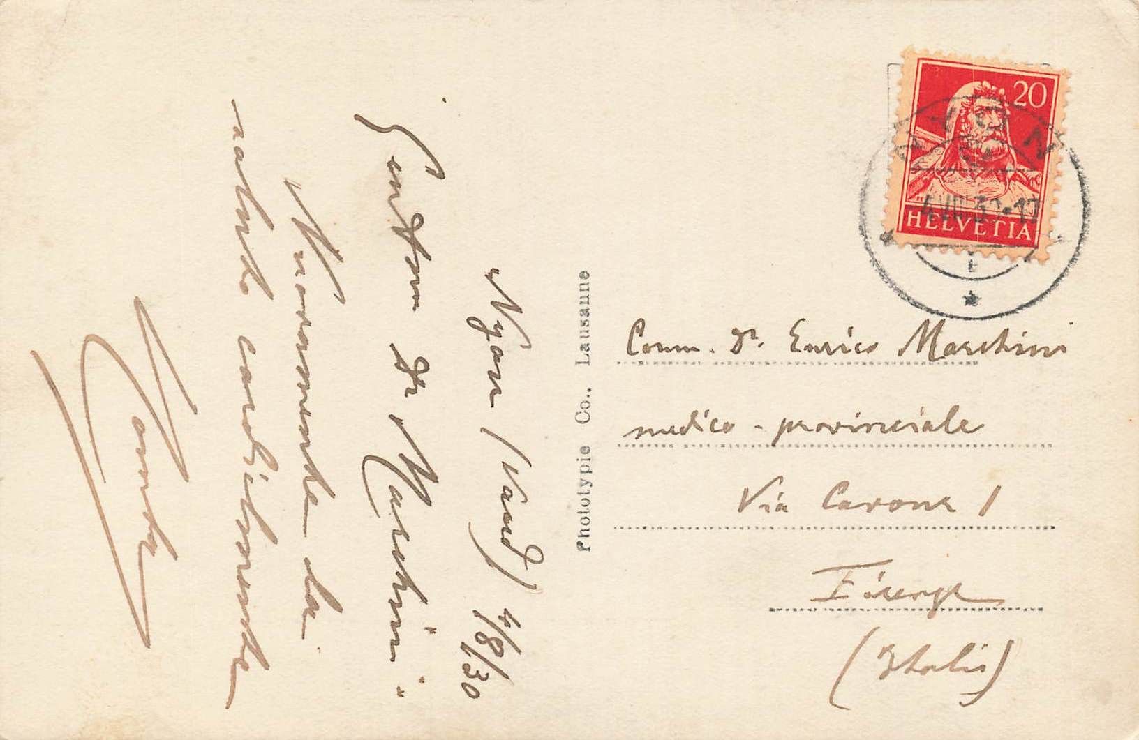 Cartoline postali: Nyon schiff boot battello – Usato da Biasca venduto da Blenio71 1