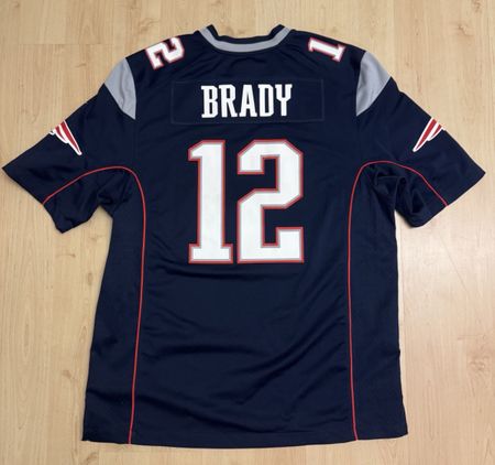 Tom Brady #12 Patriots Nike On Field NFL Jersey L