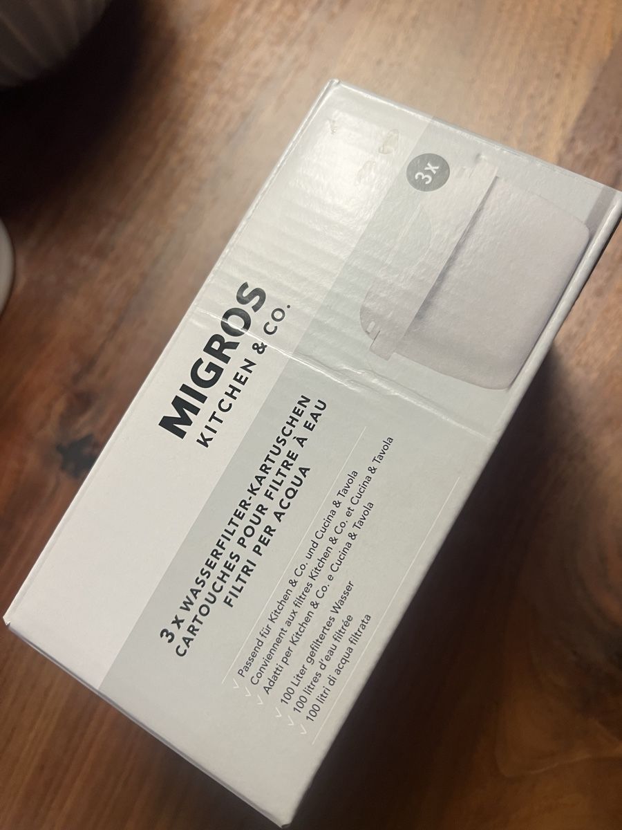 Sanitari: Migros Water Filter Cartridges 3x Kitchen & Co. - NEW – Nuovo e nell'imballaggio originale da Neerach venduto da Summi3
