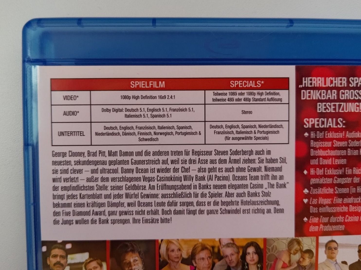 Tutti i DVDs: OCEANS 13 – Usato da Liestal venduto da Kratzilla 3