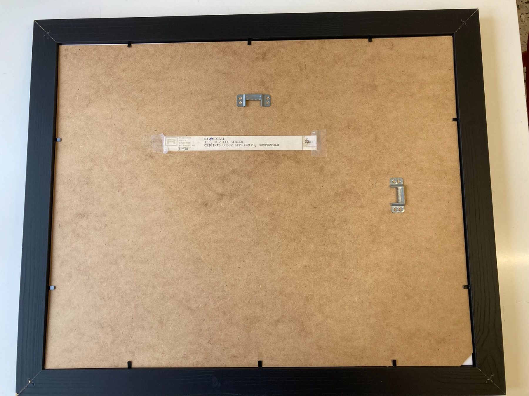 Grafica & Litografie: Giuseppe Capogrossi , lithographie originale. Centerfold. – Usato da le landeron venduto da cance-lara 4