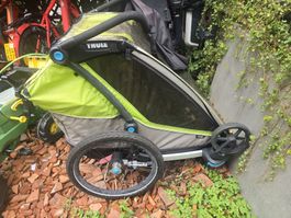 Thule Cab Fahrradanhänger grün gebraucht
