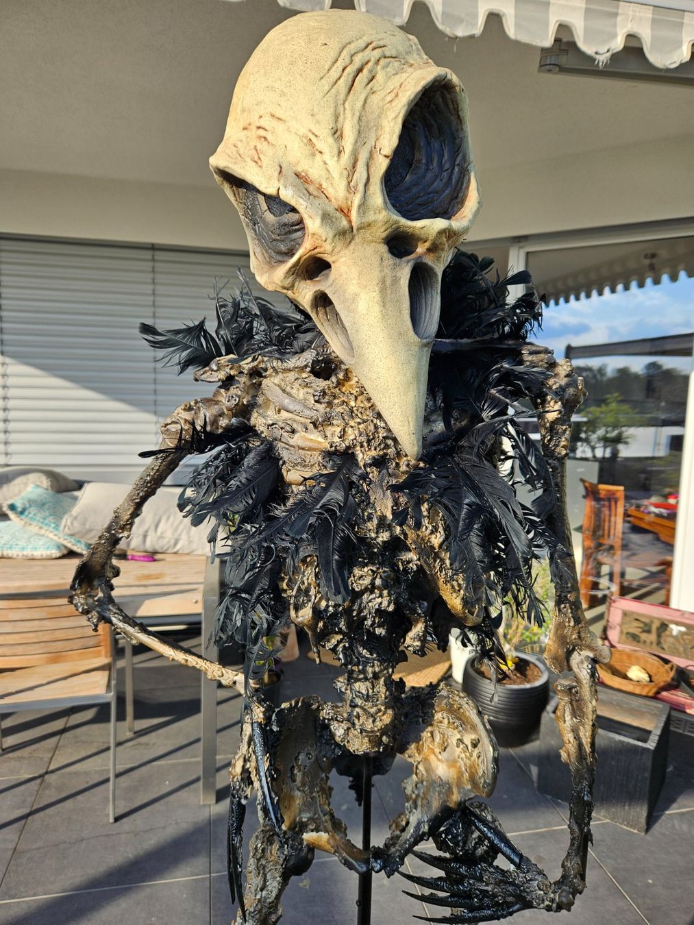 Tutte le decorazioni: HALLOWEN / HORROR RABEN SKELETT – Nuovo (secondo la descrizione) da Root venduto da LifestyleAccessoires 3