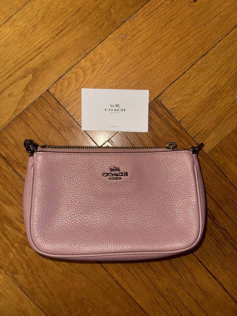 Coach Borse da donna: Coach Handbag Pink Leather Chain Strap – Usato da Bern venduto da Jazzminzs 2