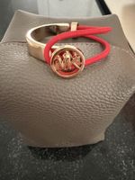 Michael Kors Armband Gold/Rot – MK Logo – elastisches Band 