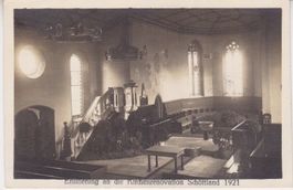 Schöftland (Aarg.) Erinnerung an die Kirchenrenovation1921