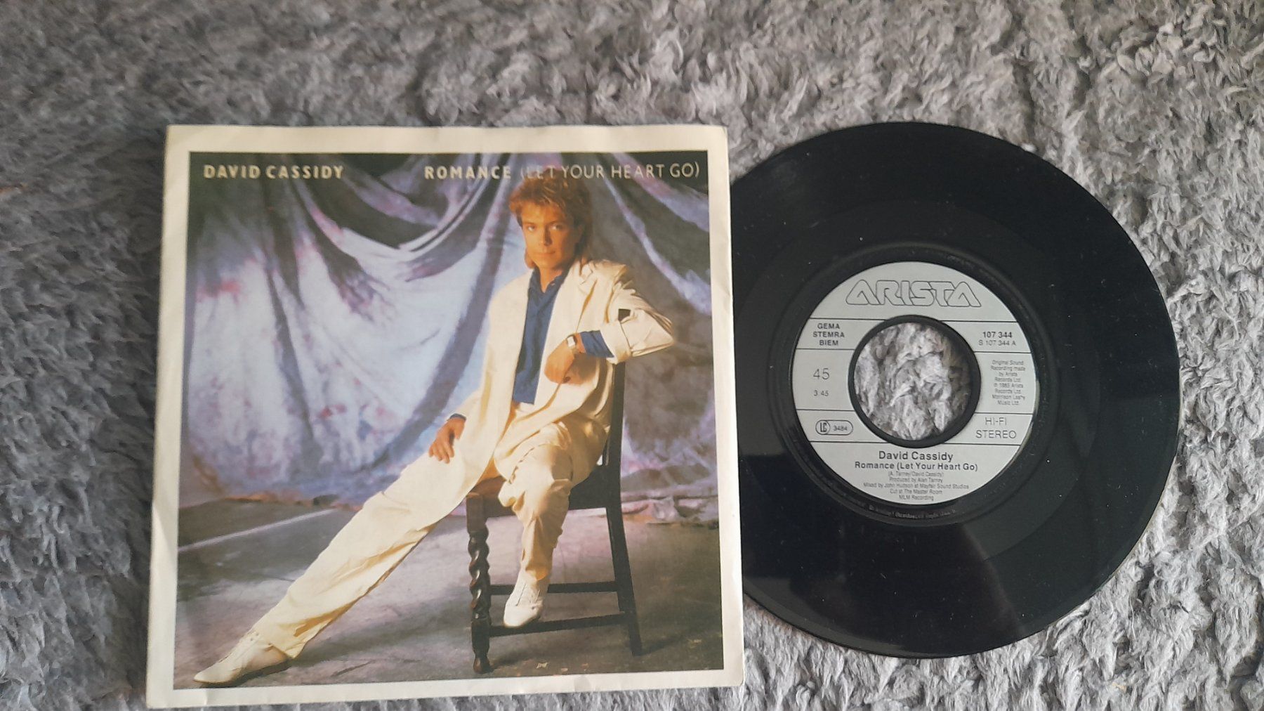 Dischi in vinile: DAVID CASSIDY       ROMANCE   7 VINYL SINGLE – Usato da Wetzikon ZH venduto da Ramones01