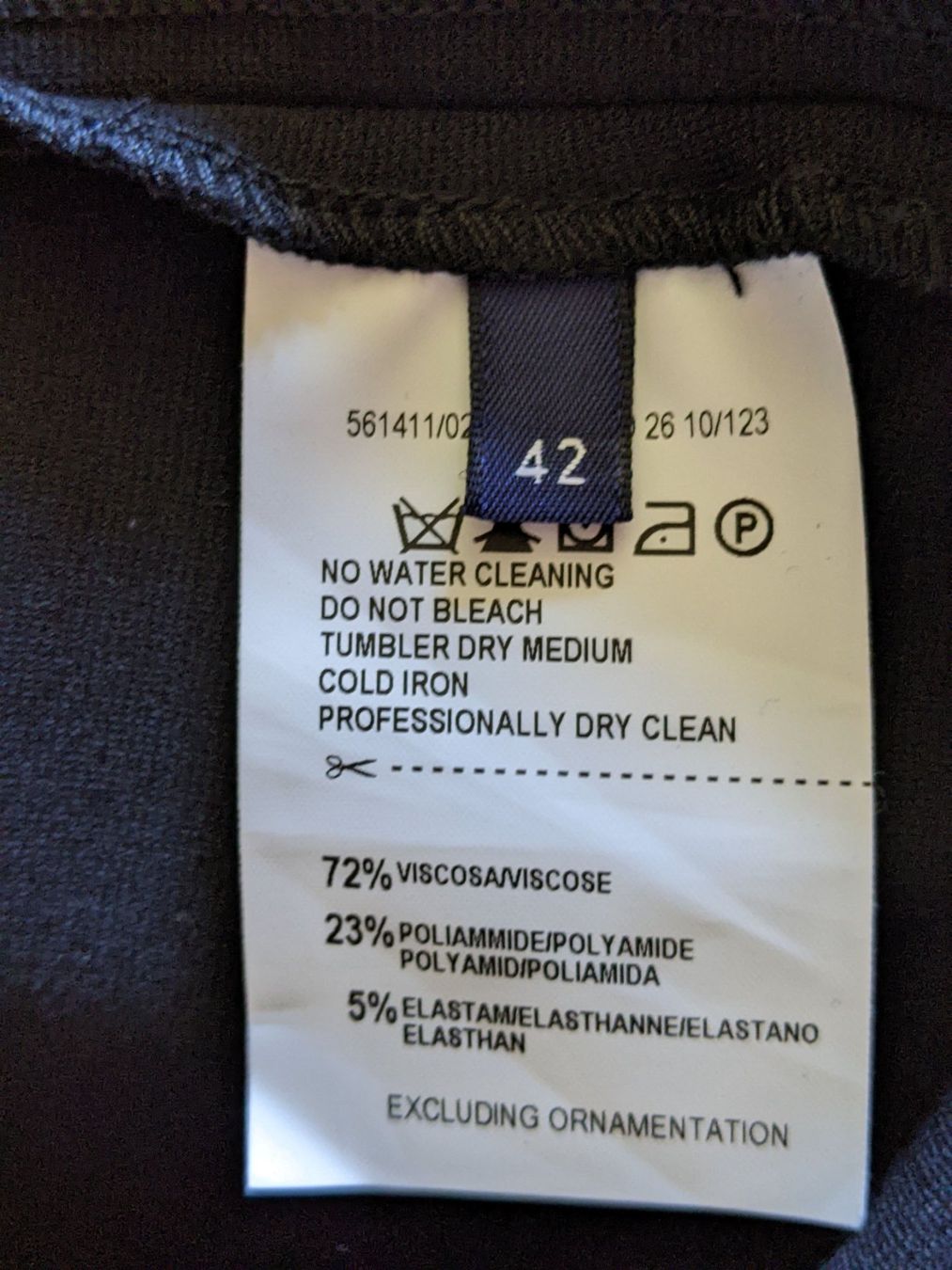 Kleider: TRUSSARDI : Robe cocktail/soirée noire 36 – Neu (gemäss Beschreibung) aus Petit-Lancy von lilycerise 6