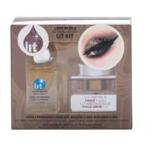 Lit Cosmetics Lit Metal Pinsel Lidschatten Kit - Crave(Gold)