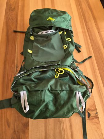 Rucksack Crane Wanderrucksack grün, neuwertiger Zustand