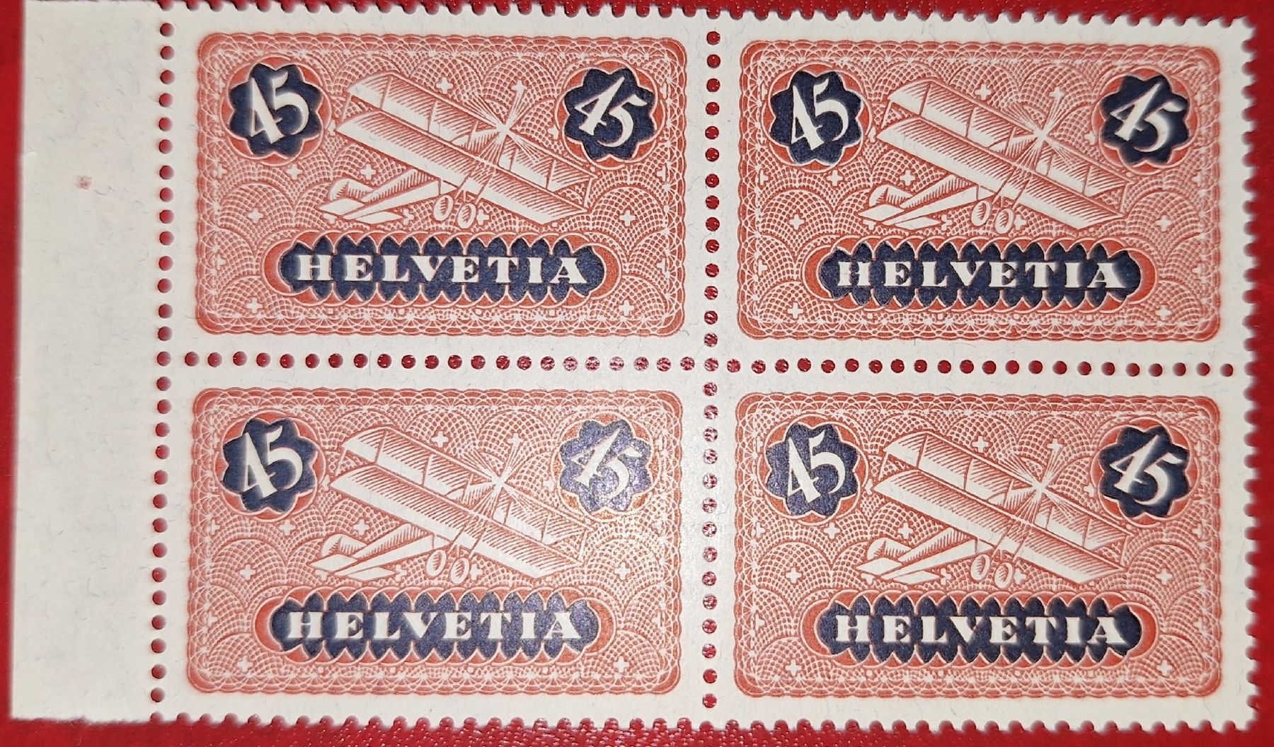 Tutti i francobolli: Flugpost F8 ** Kat. 32.- – Usato da Balgach venduto da SIMEON27