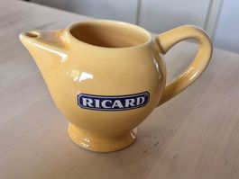 Pichet Ricard jaune céramique hauteur 12cm bon état