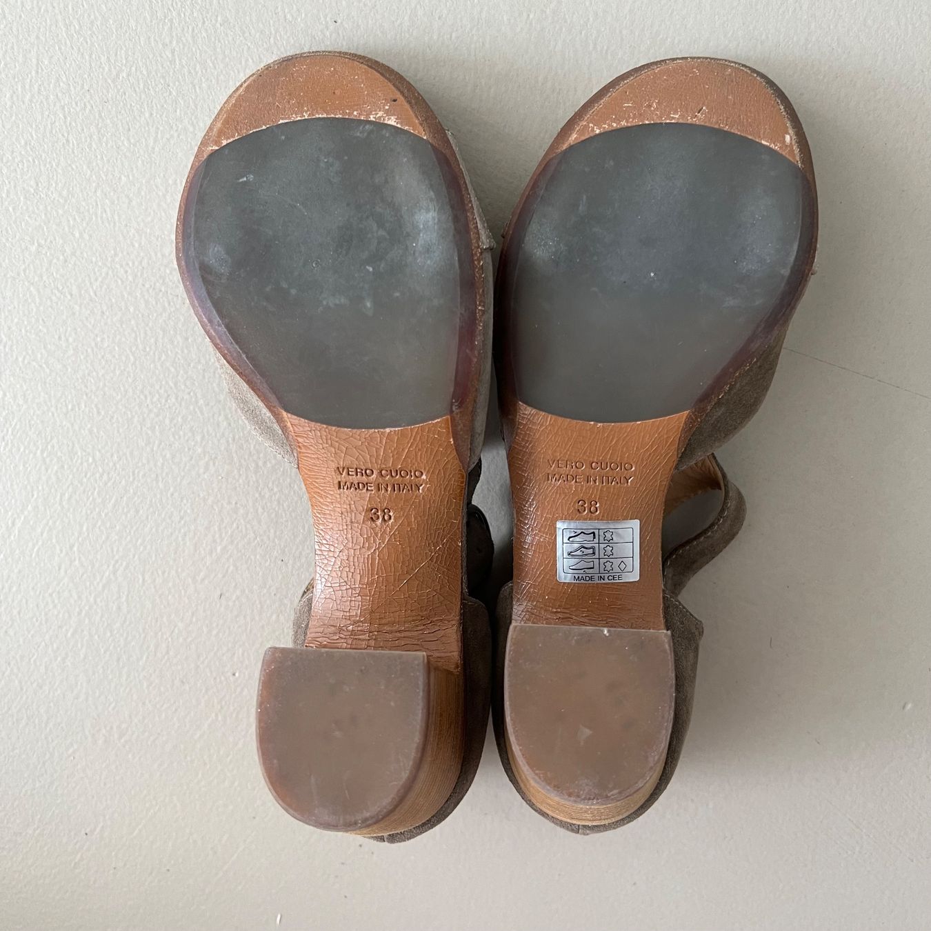 Damenschuhe: GIANLUCA TOMBOLINI Leder Sandalen – Gebraucht aus zürich von vintage12 8