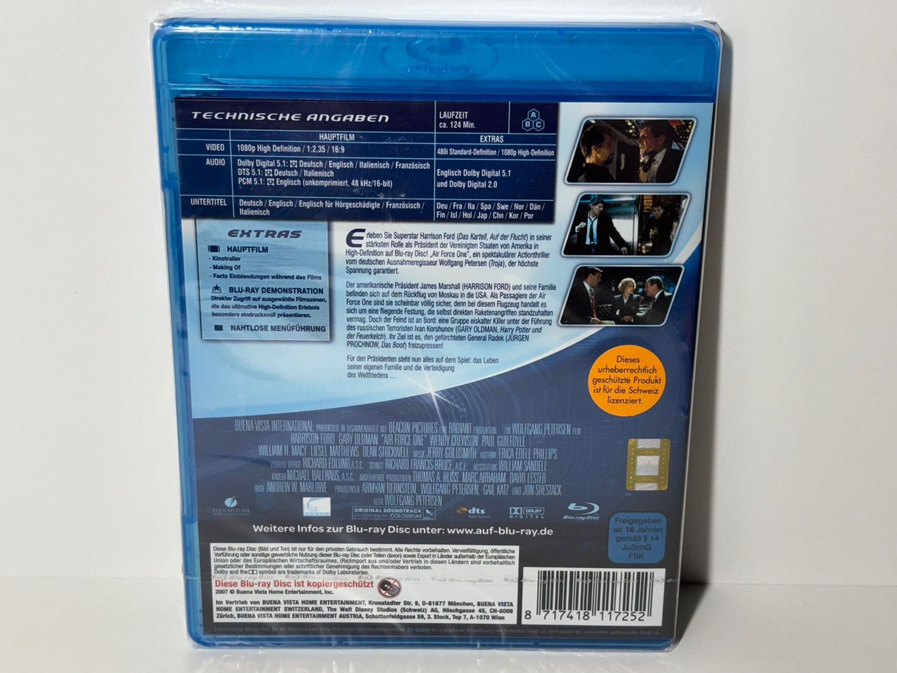 Tutti i DVDs: Air Force One Blu Ray OVP – Nuovo e nell'imballaggio originale da Wilderswil venduto da Sstriker 1
