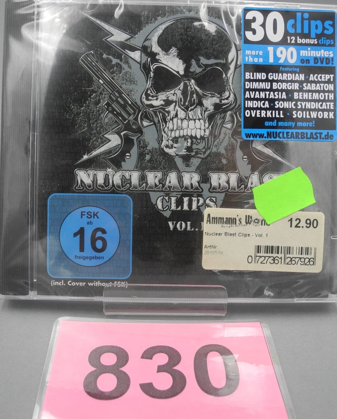 CD: CD Nuclear Blast Clips "Vol. 1", Nr. 830 – Nuovo e nell'imballaggio originale da Kottwil venduto da Crazyrolf