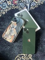 iPhone 13 128GB Grün - Panzerglas mit Sichtschutz - 85% Akku
