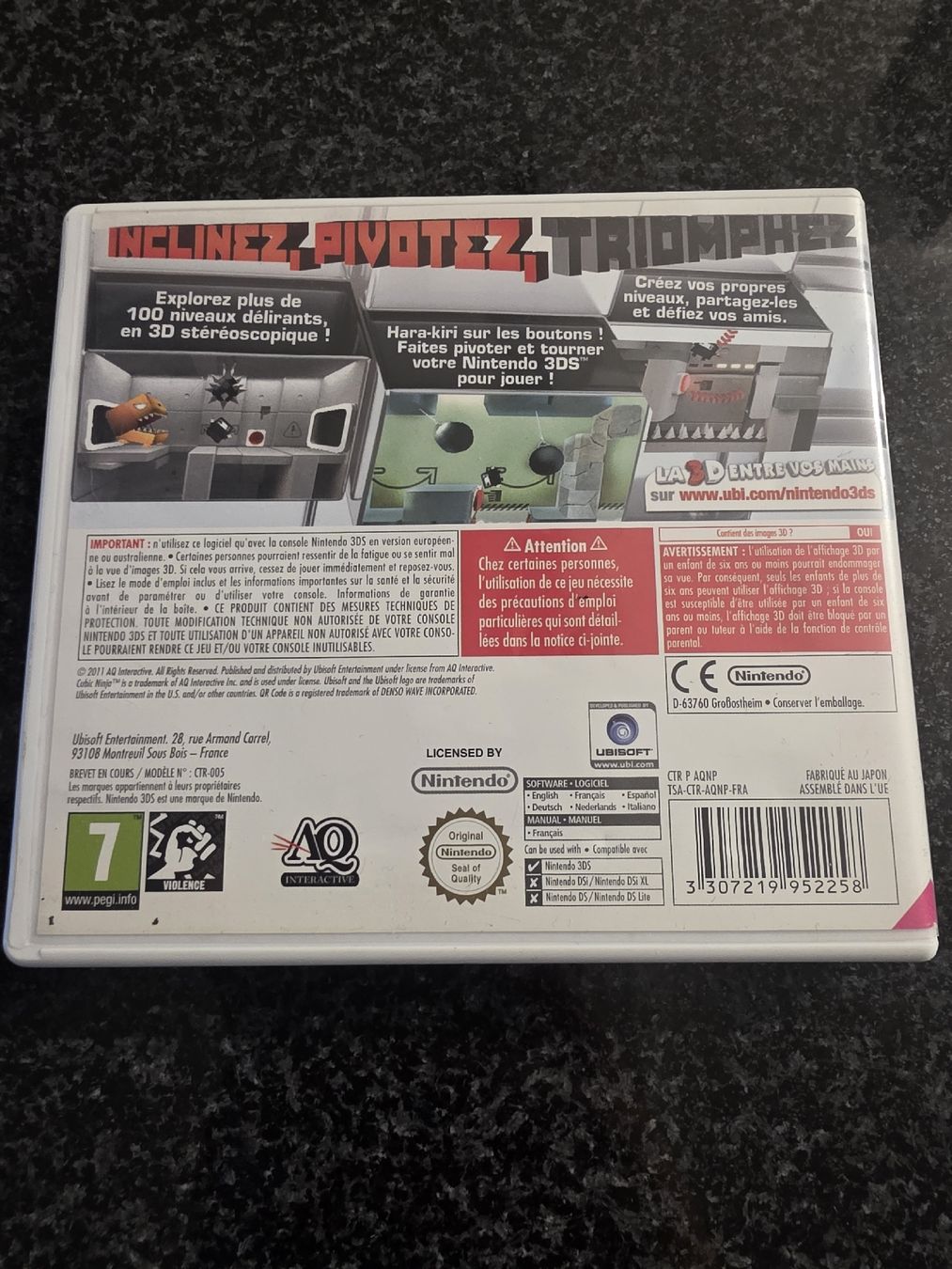 Spiele: Cubic Ninja Nintendo 3DS – Gebraucht aus Chavornay von Crash37 1