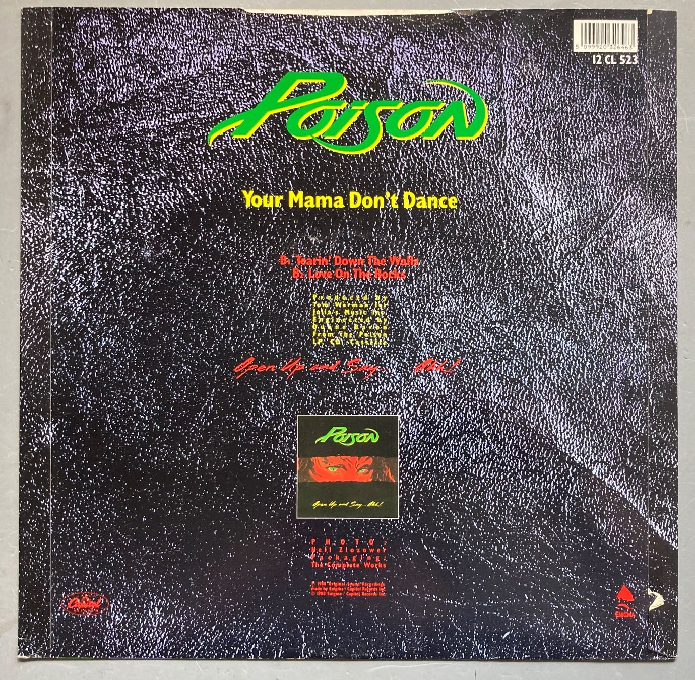 Dischi in vinile: POISON - YOUR MAMA DON'T DANCE – Usato da Poliez-Pittet venduto da Newtown-Records 1