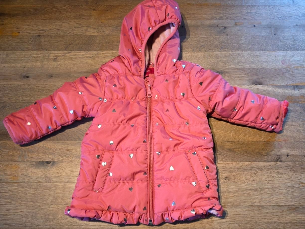 S.Oliver Giacche & Cappotti: Jacke mit Herzmuster Grösse 80 – Usato da Stoos SZ venduto da may_p9xx