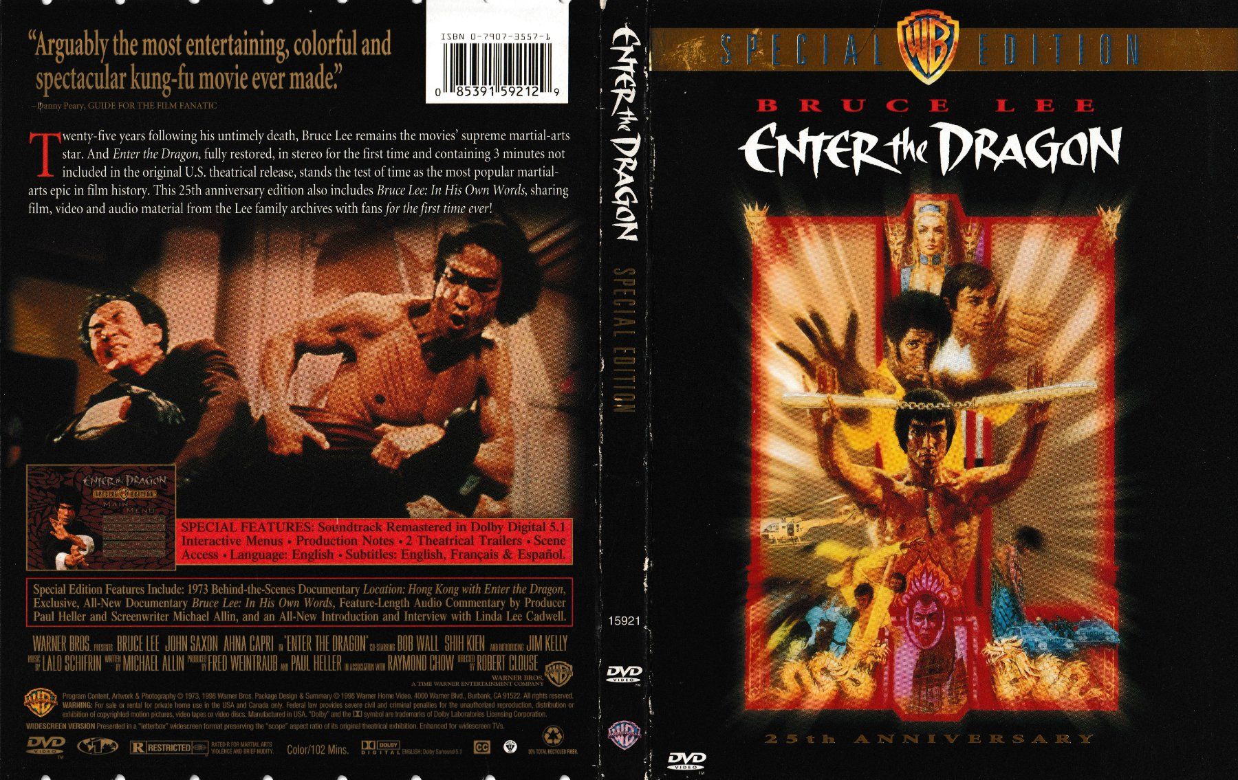 Tutti i DVDs: DVD - Bruce Lee - Enter the Dragon (ENG) – Usato da Langnau am Albis venduto da MediaRescuerKeLoX