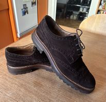 Kiton Derby Wildleder Grösse 7 dunkelbraun, 42