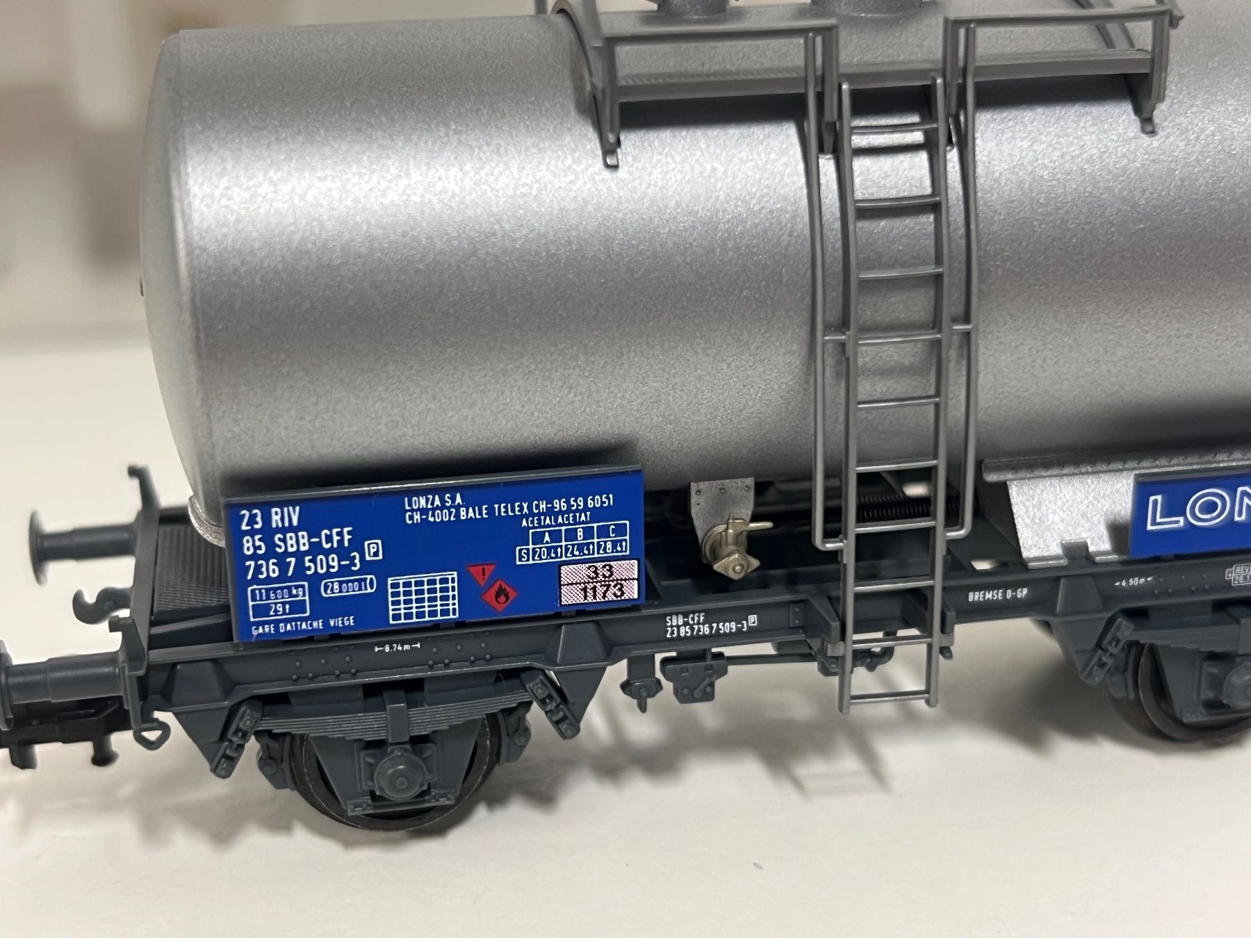 Fleischmann Modellini di ferrovie: FLEISCHMANN 5410 CH 1 K LONZA  SBB H0 DC – Nuovo (secondo la descrizione) da Neuenhof venduto da ludovicco 1