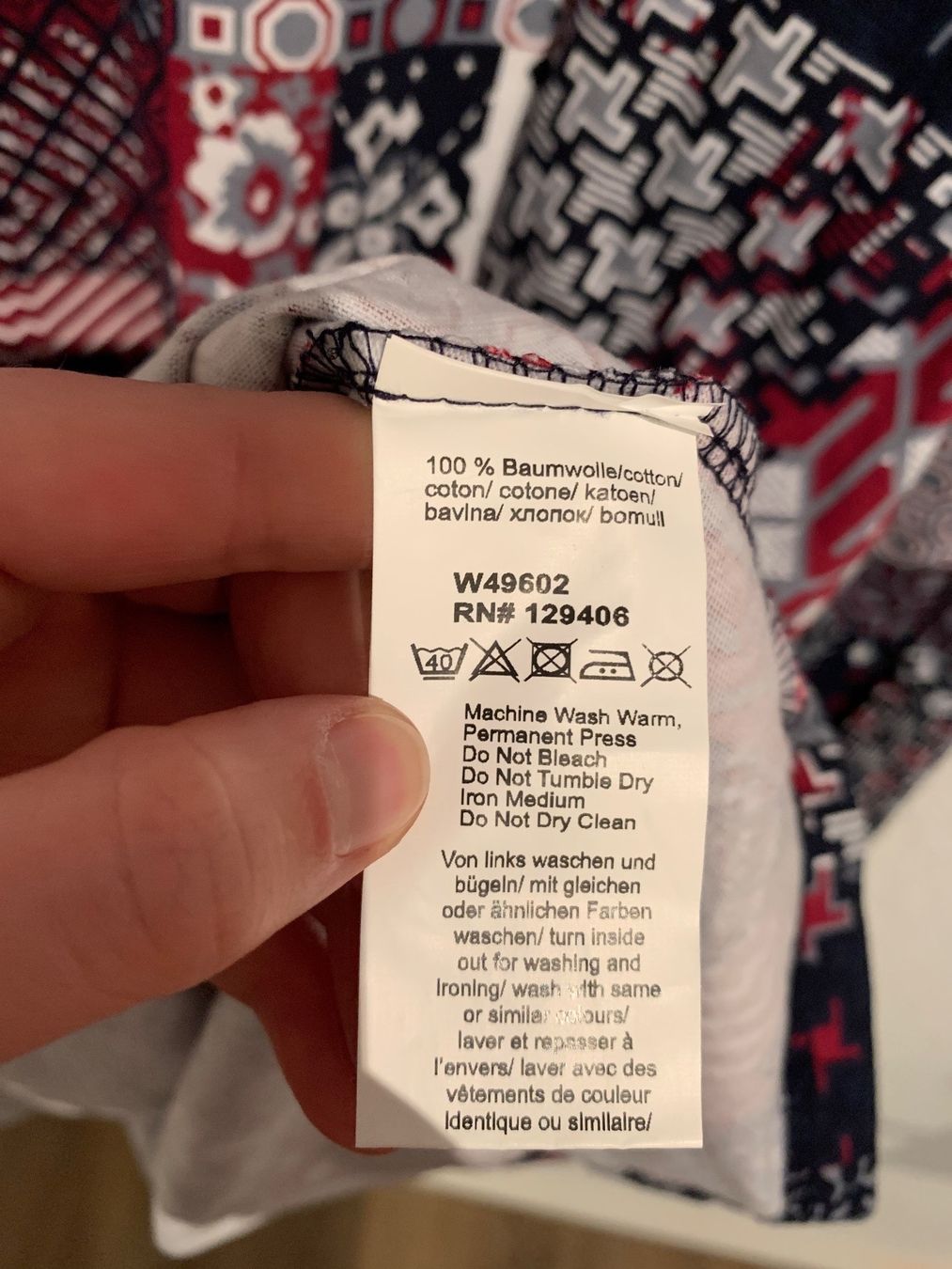 T-shirt: Shirt mit Muster Gr. 56 / XXL – Usato da Fislisbach venduto da KolibriSecondhand 7