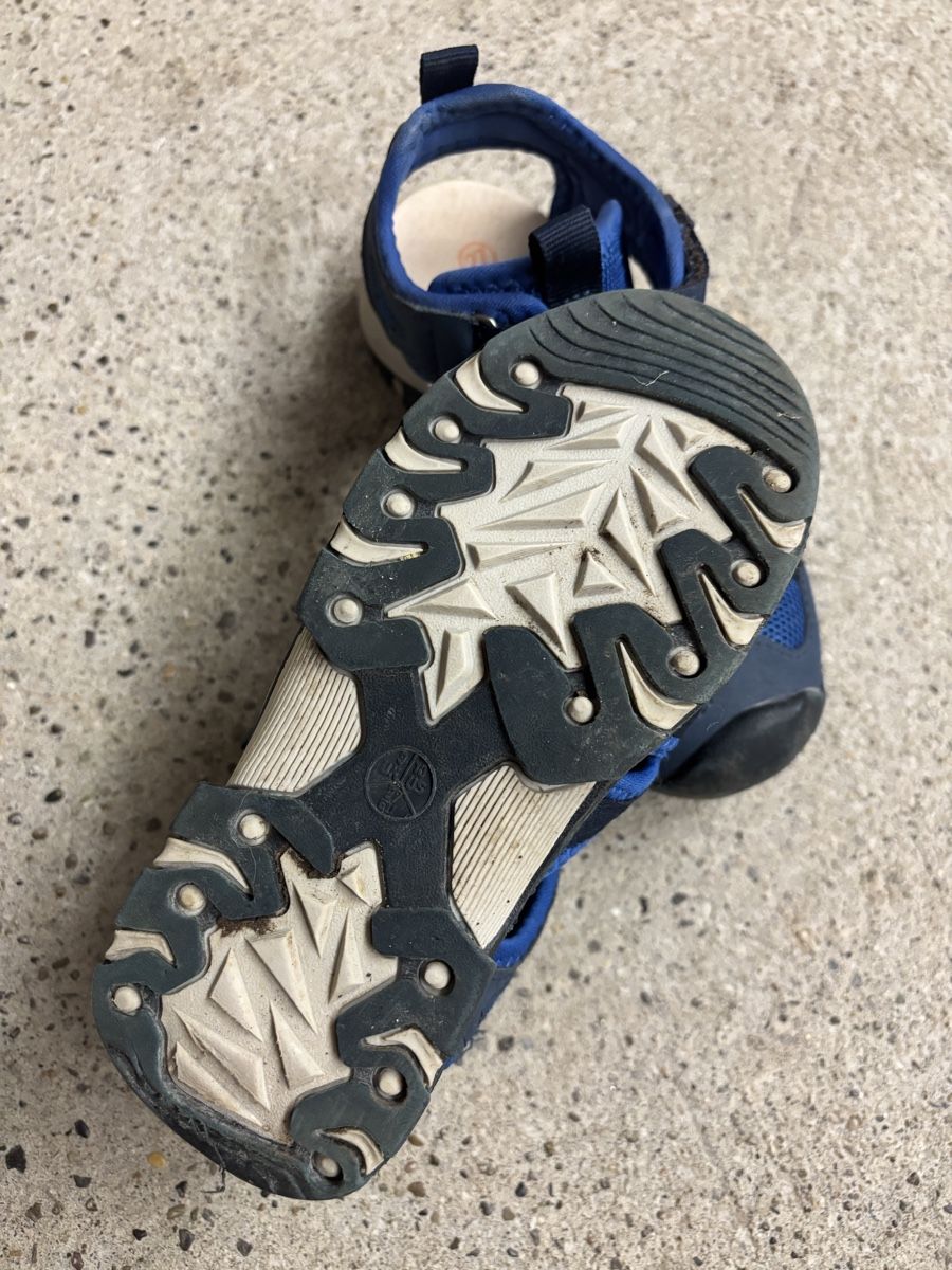Scarpe per ragazzi: Kindersandalen blau orange, Grösse 27 – Usato da Büren an der Aare venduto da Nikito2001 4