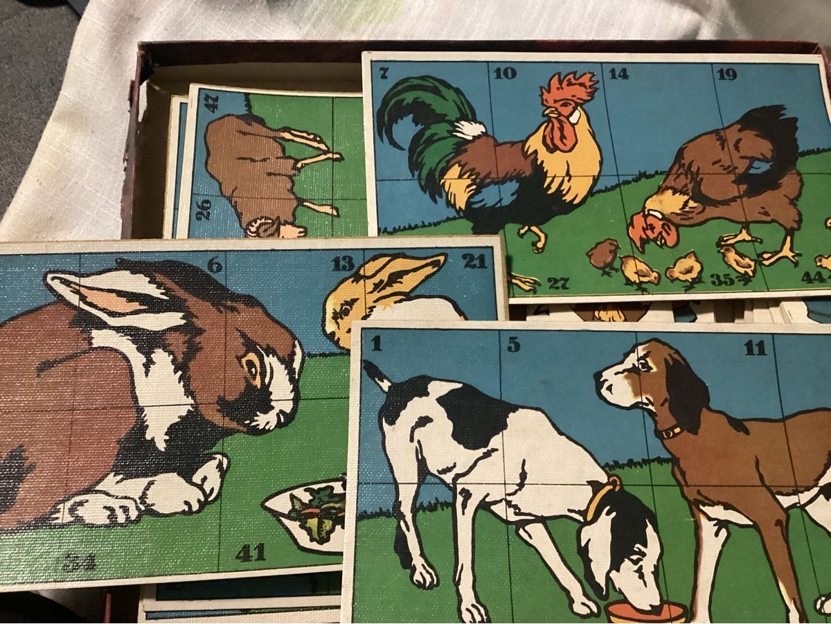 Giochi: ANTIKES LEGESPIEL UM 1920/30 – Usato da Münchenstein venduto da NoSu98 3
