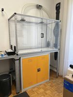 Caisson polycarbonate avec châssis aluminium