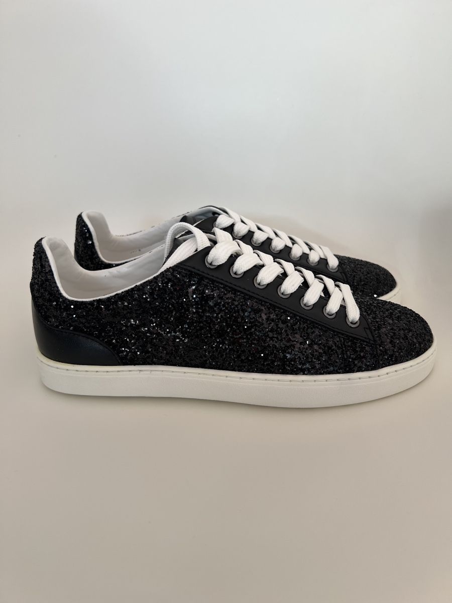 Stuart Weitzman Scarpe da donna: Stuart Weitzman Sneaker mit Glitzer, Grösse 37, Neu! – Nuovo e nell'imballaggio originale da Bergdietikon venduto da pinkerton13 2