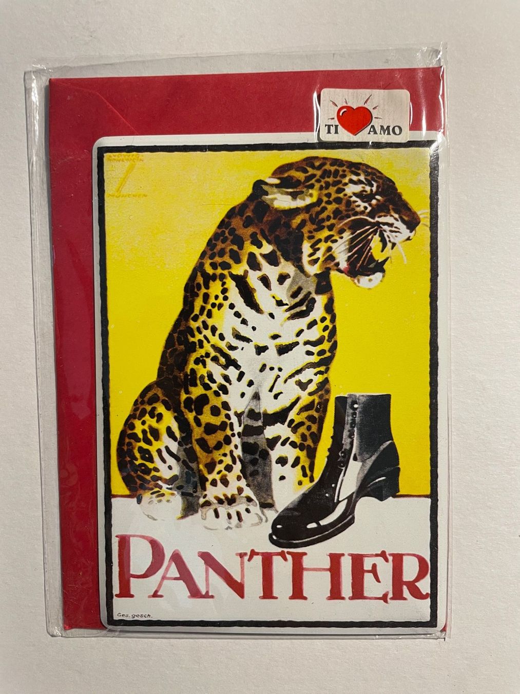 Insegne: Blechschild Panther Schuhe – Nuovo (secondo la descrizione) da Baar venduto da bricksandmore
