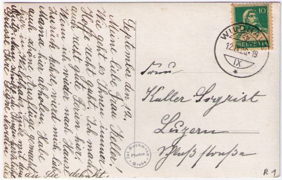 Cartoline postali: Wildhaus - Erholungsheim Weidheim – Usato da Binningen venduto da Mountainrider 1