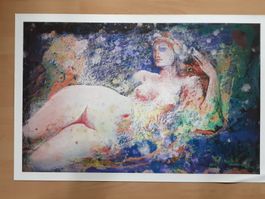 ERNST FUCHS, Prof. *Europa* Giclee signiert/num aus Sammlung