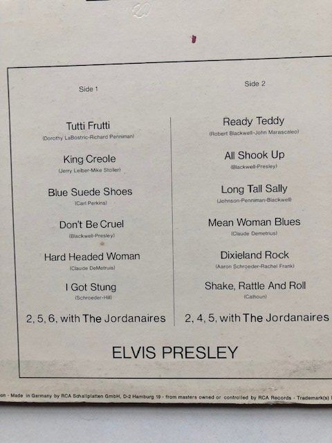 Dischi in vinile: Elvis Presley – Usato da Aarwangen venduto da Jukebox3 2