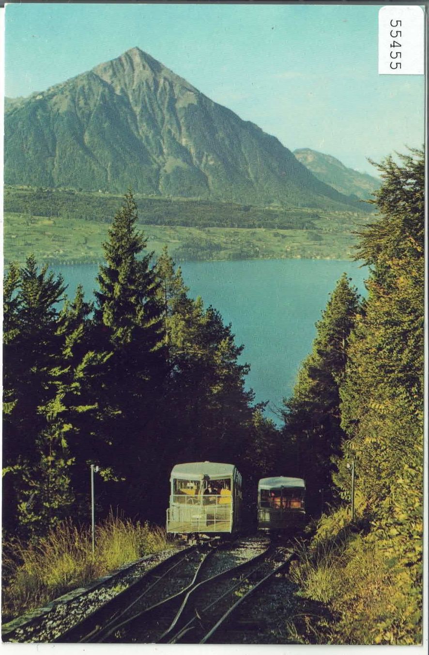 Cartoline postali: Beatenberg-Bahn - Thunersee/Niesen – Usato da Ettingen venduto da Kartenplanet