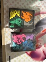 2x Pokemon trading card sleeves sealed new