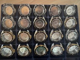 TAUCHER UHREN GEHÄUSE LOT  20 STÜCK NEU
